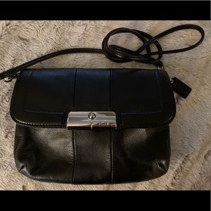 Coach Classic Leather Black Crossbody